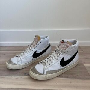 Nike Blazer Mid 77 white trainers sz 9.5